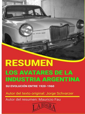 cover image of Resumen de Los Avatares de la Industria Argentina de Jorge Schvarzer
